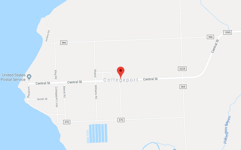 Collegeport, TX Service Area Map